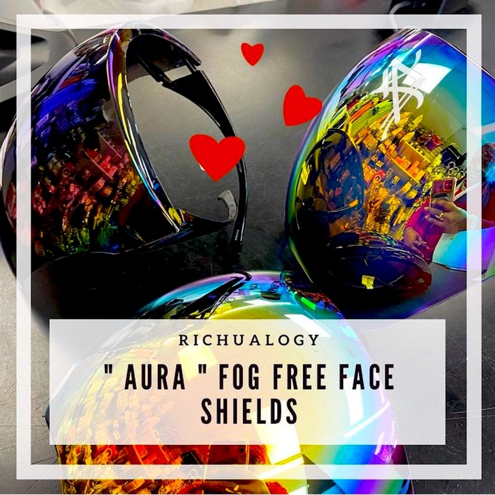 Aura Fog free face Shields